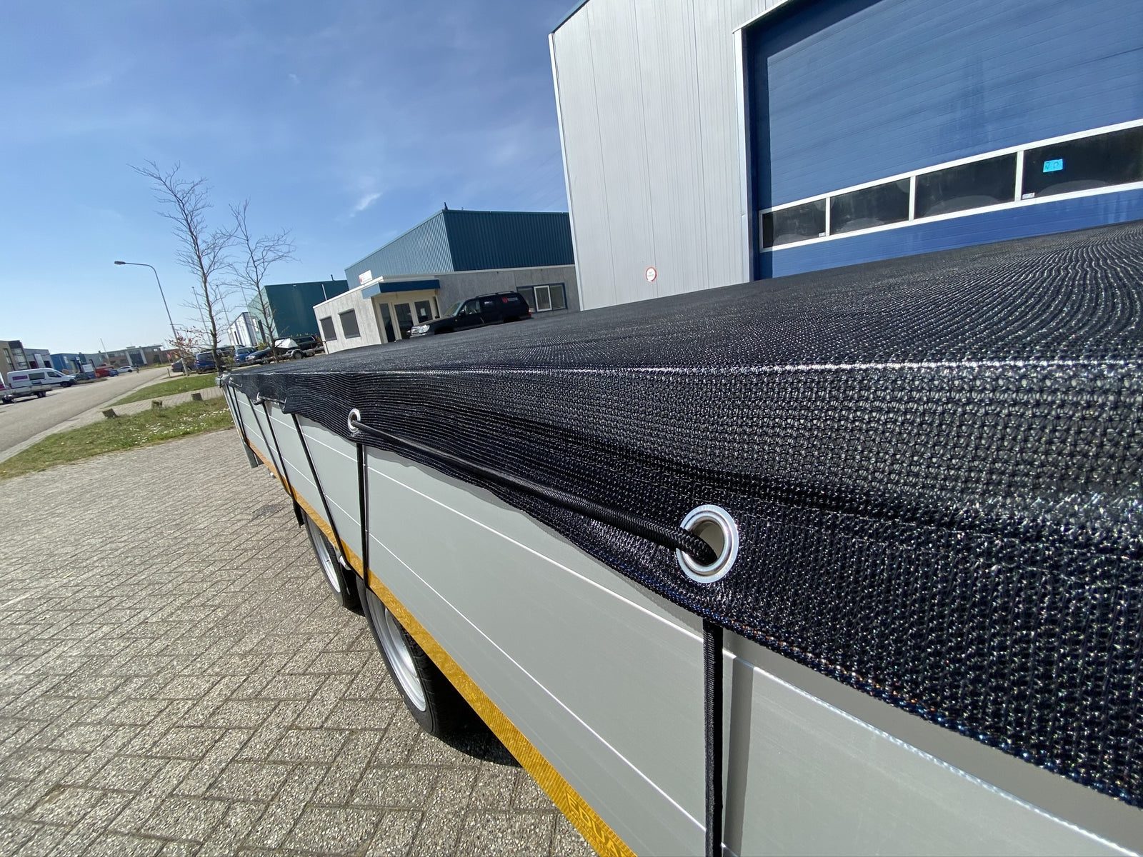 Premium trailer net – mesh net – 300 x 250 cm – elastic all round – UV-resistant