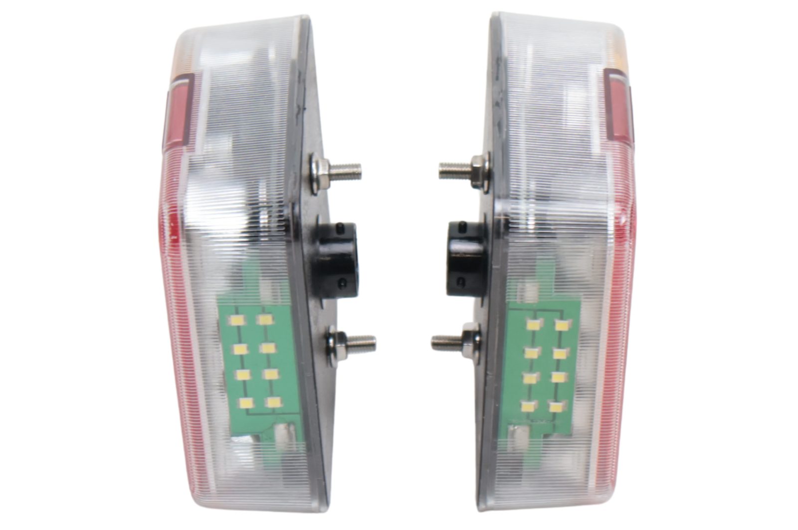 Rear light set – Cantonal LED – 4 functions – 105 x 98 x 35 mm – 5-pin connector