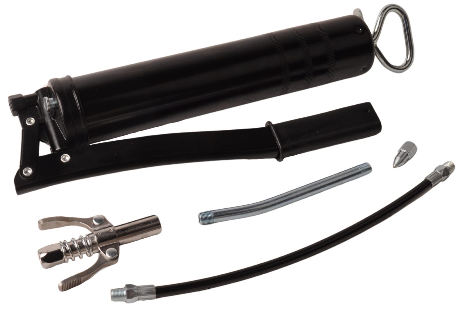 Professional grease gun with accessories