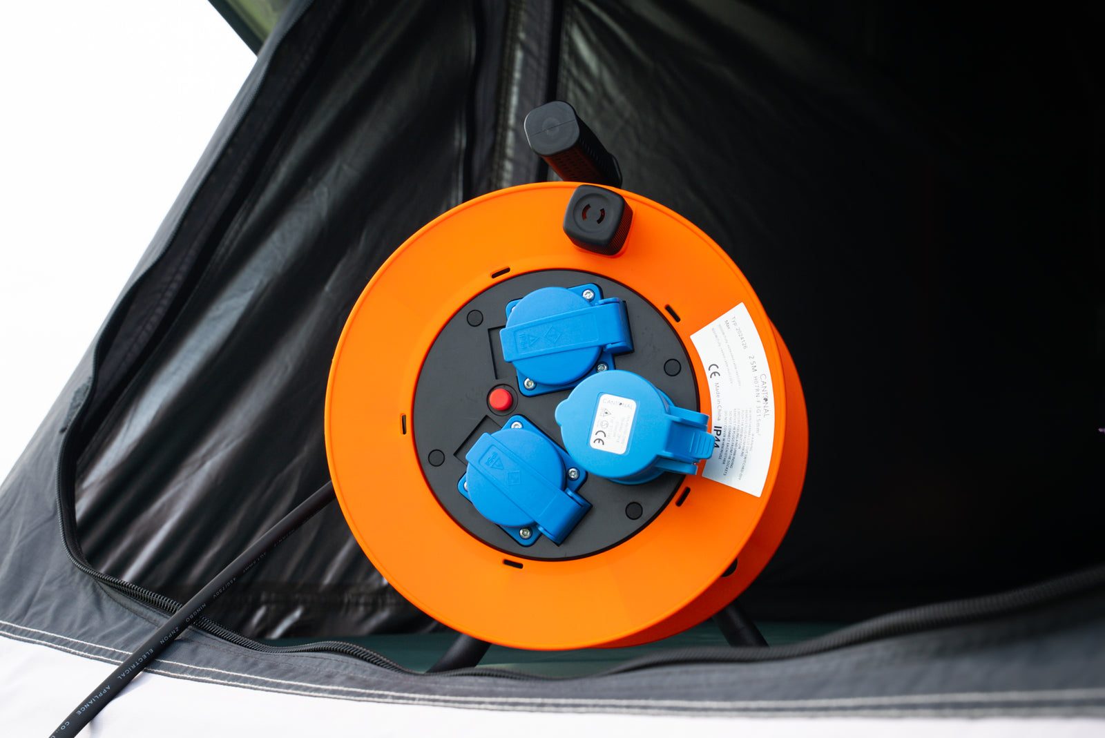 Camping cable reel 25 m – Schuko/CEE