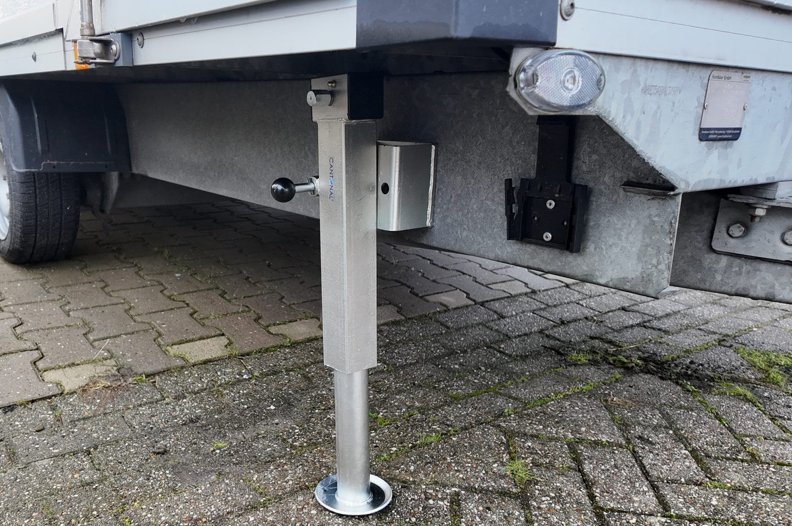 Set of 2 Cantonal wind-down swivel prop stands 1300 kg