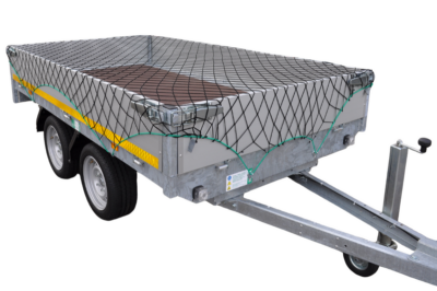 Elastic trailer net – black – 1–2 x 2–3 metres – stretch mesh – elastic all round – UV-resistant