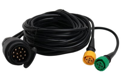 Aspöck-type main cable – 5 m – 13-pin – with 2x 5-pin connectors