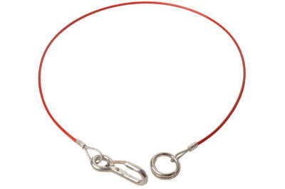 Breakaway cable 100 cm – snap hook + ring
