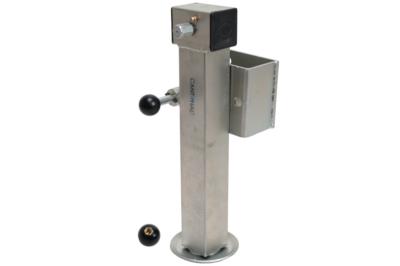 Cantonal swivel and wind-down prop stand 1300 kg – flange spacing 85 mm (4-hole)