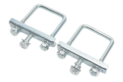 Drawbar clamps for square jockey wheel clamp (48 mm) – for 60 mm box section (2 pieces)