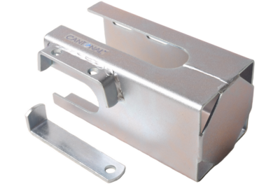 Cantonal box-section hitch lock – silver – steel