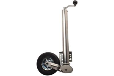 Jockey wheel – round 60 mm – load capacity 500 kg – automatic fold-up – extra long