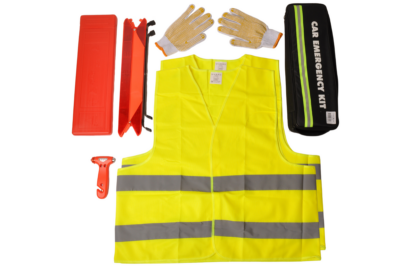 Roadside emergency kit – incl. safety vests & warning triangle