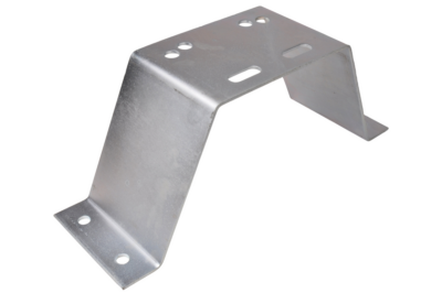 Spare wheel carrier with mounting holes