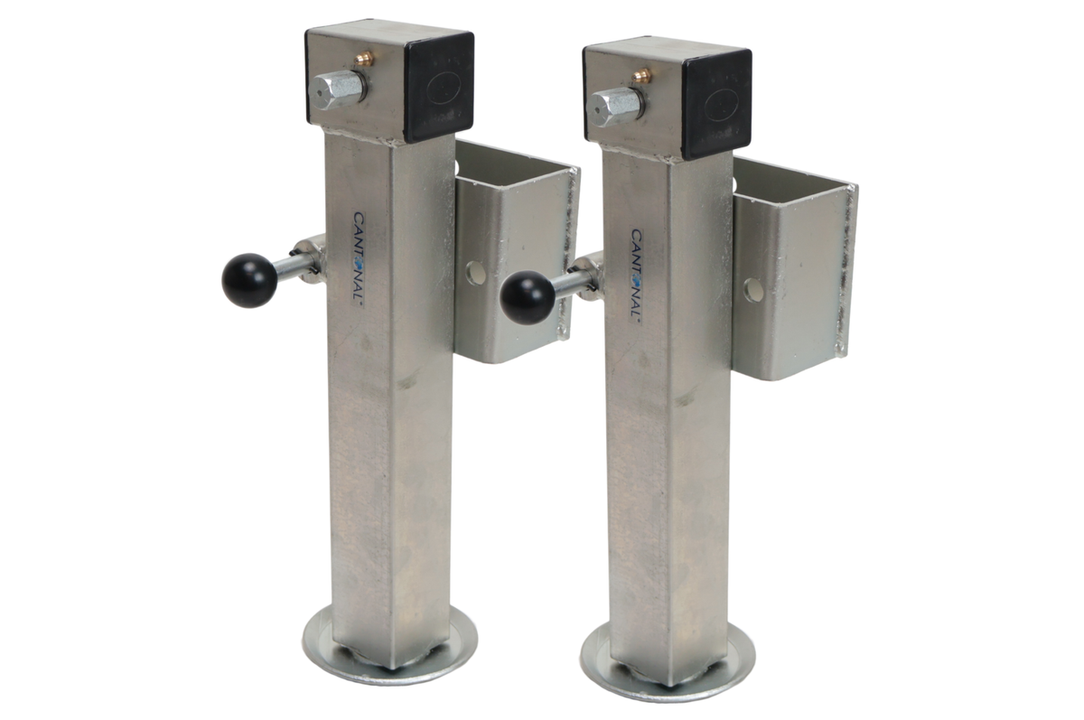 Set of 2 Cantonal wind-down swivel prop stands 1300 kg