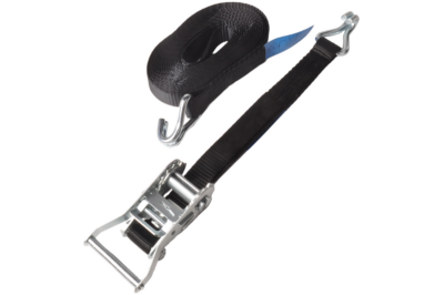 Black ratchet strap 600 x 3.5 cm (3000 kg)