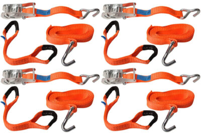 Set of 4 car transporter wheel straps – 330 x 3.6 cm (3000 kg)