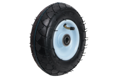 Hand truck wheel – 2.50-4 – pneumatic tyre, steel rim – max. load 100 kg – axle bore 16 mm – incl. ball bearing