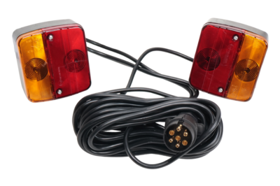 Magnetic lighting kit – 7.5 m main cable – 7-pin – ideal for boat trailers