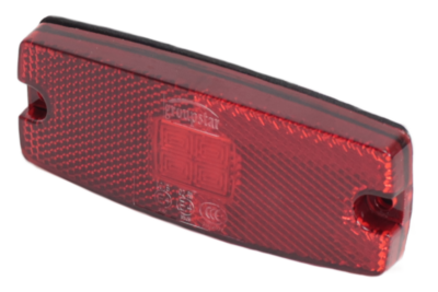 LED side marker light – 110 x 43 mm – 10–30 V – red – loose-wire connection