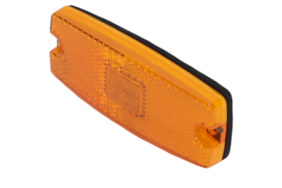 LED side marker light – 110 x 43 mm – amber – loose-wire connection
