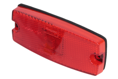 LED side marker light – 110 x 43 mm – red – loose-wire connection