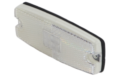 LED side marker light – 110 x 43 mm – white – loose-wire connection